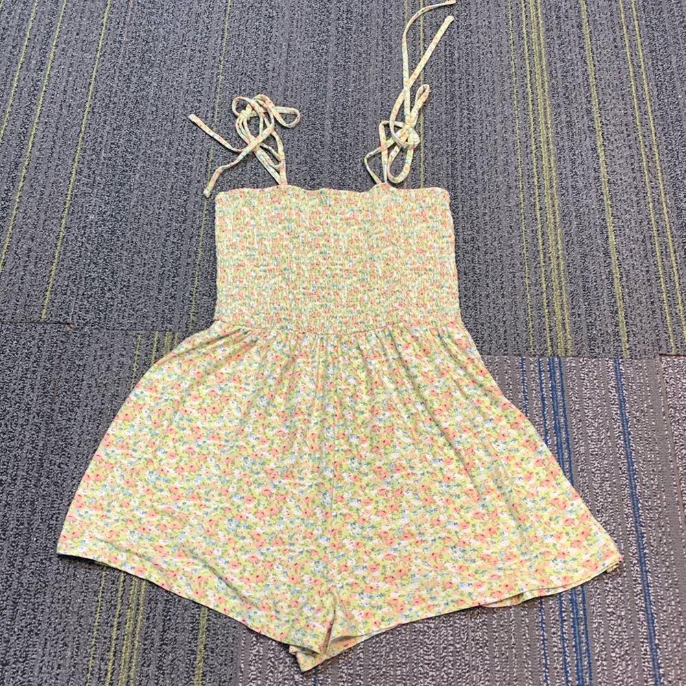 Forever 21 floral romper